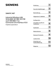 Siemens SIMATIC NET SCALANCE W1780 Projektierungshandbuch