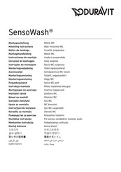 Duravit SensoWash 222659 Montageanleitung