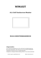 WIMAXIT M1012 Benutzerhandbuch