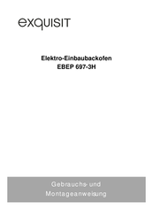 exquisit EBEP 697-3H Gebrauchs- Und Montageanweisung