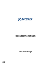 Accurex DSX Serie Benutzerhandbuch