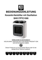 SHX SHX17PTC1500 Bedienungsanleitung