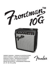 Fender Frontman 10G Bedienungshandbuch