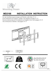 Mounting Dream MD2198 Installationsanweisungen