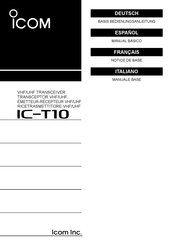 Icom IC-T10 Basis Bedienungsanleitung