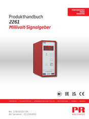 PR electronics 2261 Produkthandbuch