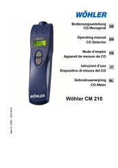 Wohler CM 210 Bedienungsanleitung