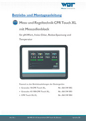 Werner WDT CPR Touch XL Betriebs- Und Montageanleitung