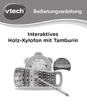 VTech Interaktives Holz-Xylofon mit Tamburin Bedienungsanleitung