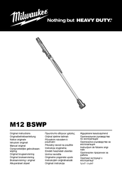 Milwaukee M12 BSWP-0 Originalbetriebsanleitung