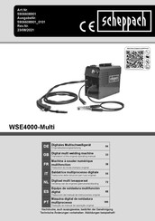 Scheppach WSE4000-Multi Original Bedienungsanleitung