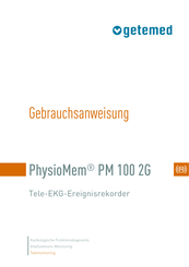 getemed PhysioMem PM 1002G Gebrauchsanweisung