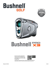 Bushnell GOLF Pro X3 Bedienungsanleitung