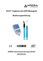 APERA INSTRUMENTS SX721 Bedienungsanleitung