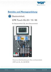 Werner WDT CPR Touch XL-0S Betriebs- Und Montageanleitung