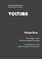 VOLTIMA MagicBox 15 Montage- Und Bedienungsanleitung