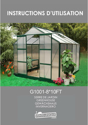 Vente Unique G1001-8*10FT Bedienungsanleitung