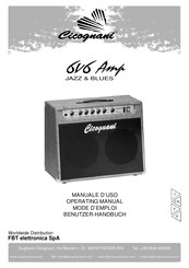 Cicognani 6V6 Amp Jazz & Blues Benutzerhandbuch