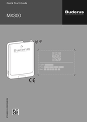 Buderus MX300 Kurzanleitung