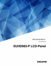 Christie SUHD983-P Benutzerhandbuch