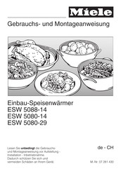 Miele ESW 5080-29 Gebrauchs- Und Montageanweisung