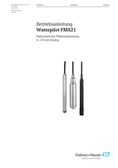 Endress+Hauser Waterpilot FMX21 Betriebsanleitung