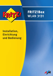 AVM FRITZ!Box WLAN 3131 Installation, Einrichtung Und Bedienung