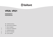 Vaillant VR 21 Installationsanleitung