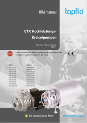 TapFlo CTX H 80-212 Bedienungsanleitung