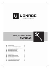 VONROC PM502AC Originalbetriebsanleitung