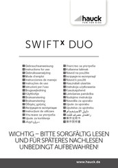 Hauck SWIFT X DUO Gebrauchsanweisung