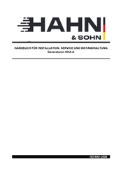 Hahn & Sohn HHA334 Handbuch Für Installation Und Service