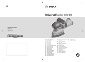 Bosch UniversalSander 18V-10 Originalbetriebsanleitung
