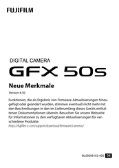FujiFilm GFX 50S Bedienungsanleitung