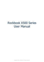 Werock Rockbook X500 Serie Betriebsanleitung