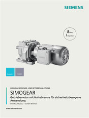 Siemens SIMOGEAR 2332 Original-Montage- Und Betriebsanleitung