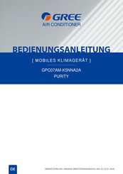Gree PURITY GPC07AM-K5NNA2A Bedienungsanleitung