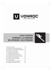 VONROC S3 HT501DC Bersetzung Der Originalbetriebsanleitung