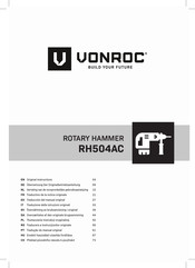 VONROC RH504AC Bersetzung Der Originalbetriebsanleitung