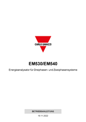 CARLO GAVAZZI EM530 Betriebsanleitung