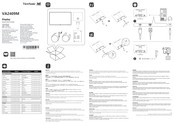 Viewsonic VA2409M Schnellstart Handbuch