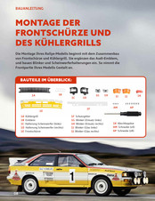 Hachette Audi Rallye quattro A2 Bauanleitung