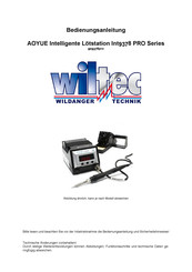 WilTec 909378pro Bedienungsanleitung