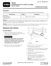 Toro Multi Pro 5700-D Installationsanweisungen