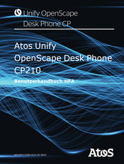 Atos Unify OpenScape Desk Phone CP210 Benutzerhandbuch