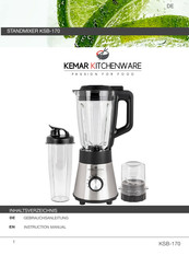 Kemar Kitchenware KSB-170 Gebrauchsanleitung