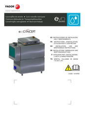 Fagor evoCONCEPT CCO-120 ECO Installations-, Gebrauchs- Und Wartungsanleitung