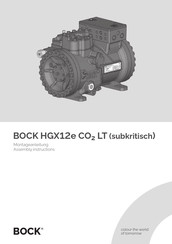 .bock HGX12e/20-4 S CO2 Montageanleitung