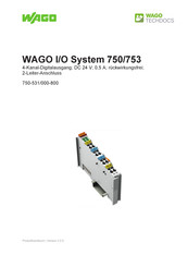 WAGO 750-531/000-800 Produkthandbuch