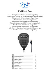 PNI Echo One Benutzerhandbuch